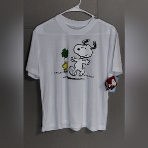 Peanuts White Snoopy Women's T-Shirt Size (S)